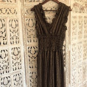 Black and Gold Jumpsuit